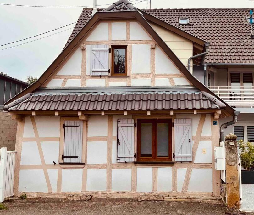 S'Hiesele Petite Maison Alsacienne Typique Ittenheim Eksteriør billede
